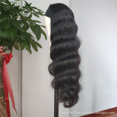 Head band wig human hair wig  for black women cheap headband wigs